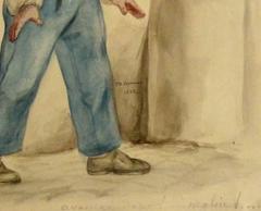 Französisches Aquarell