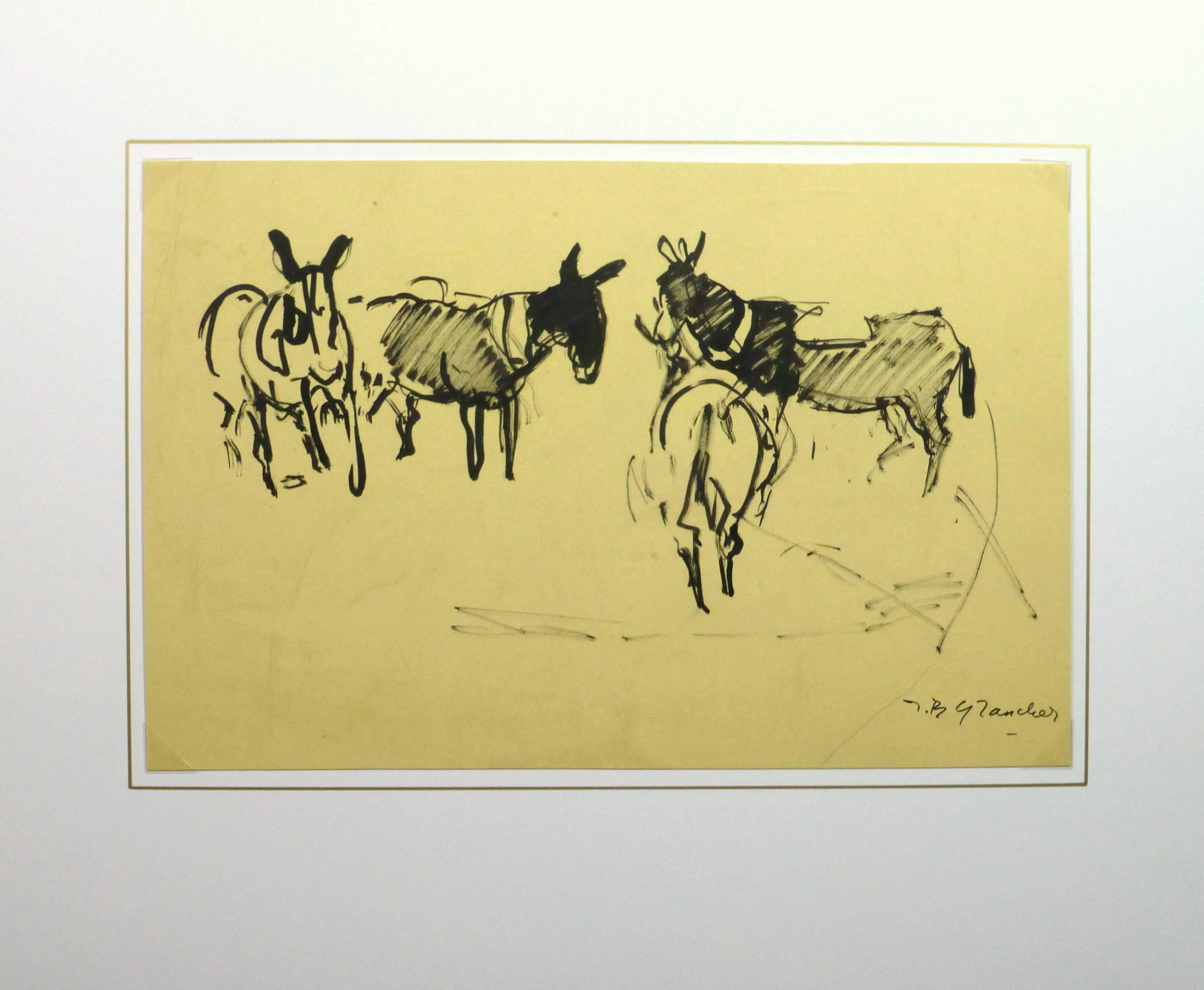 les mules painting