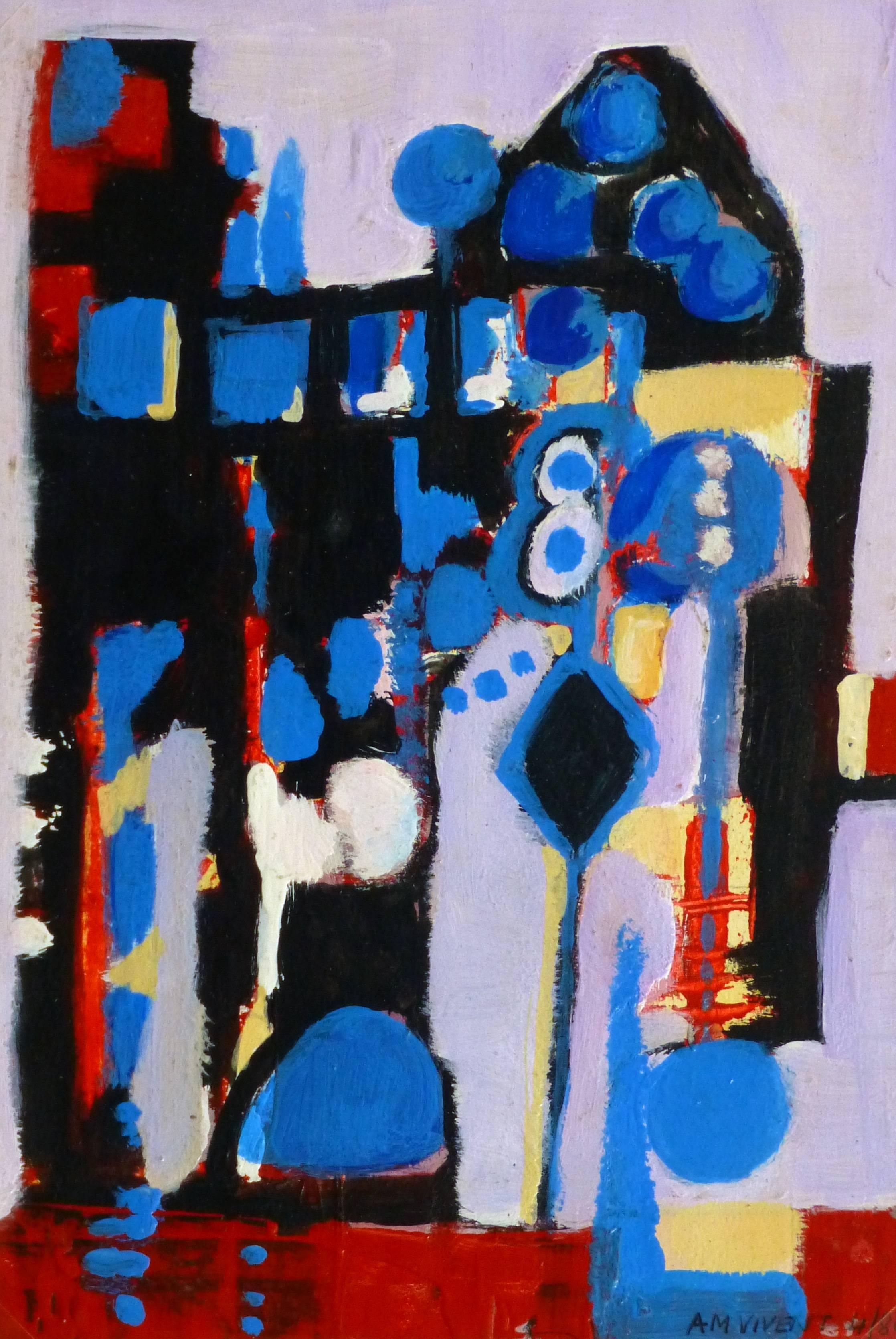 Abstract Painting di Unknown - Pittura astratta
