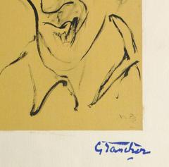 Ritratto a inchiostro francese - Il bracciante