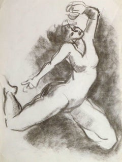 Charcoal Drawing - The Dancer