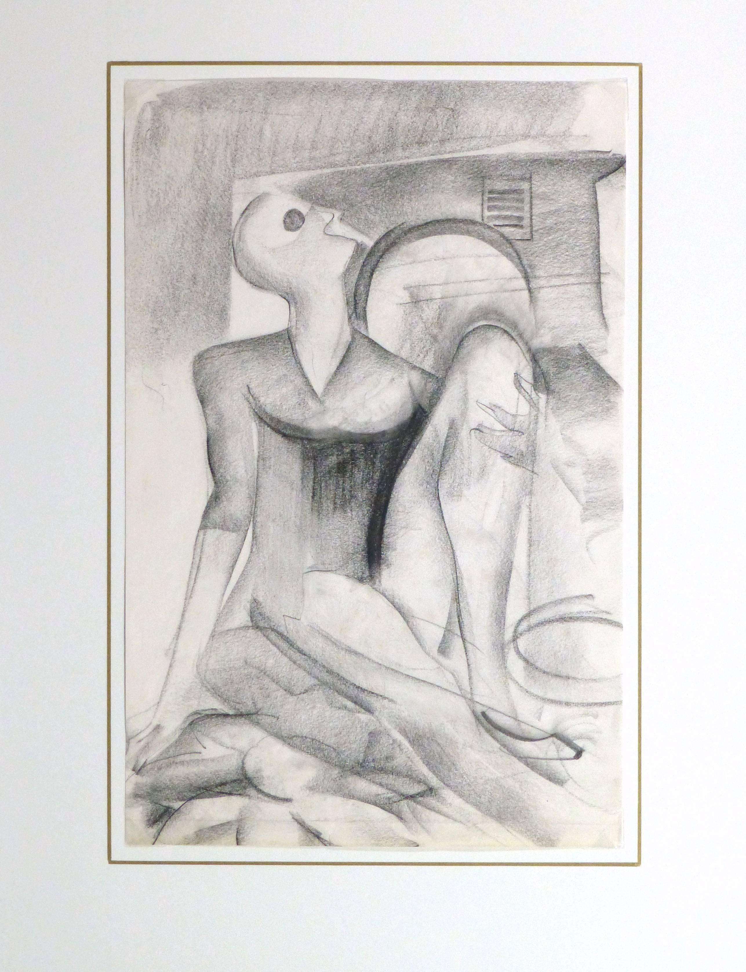 abstract pencil drawings