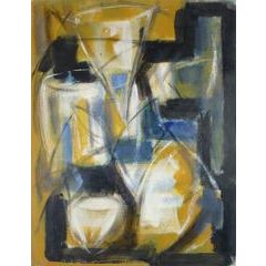 Vintage French Abstract Painting 2