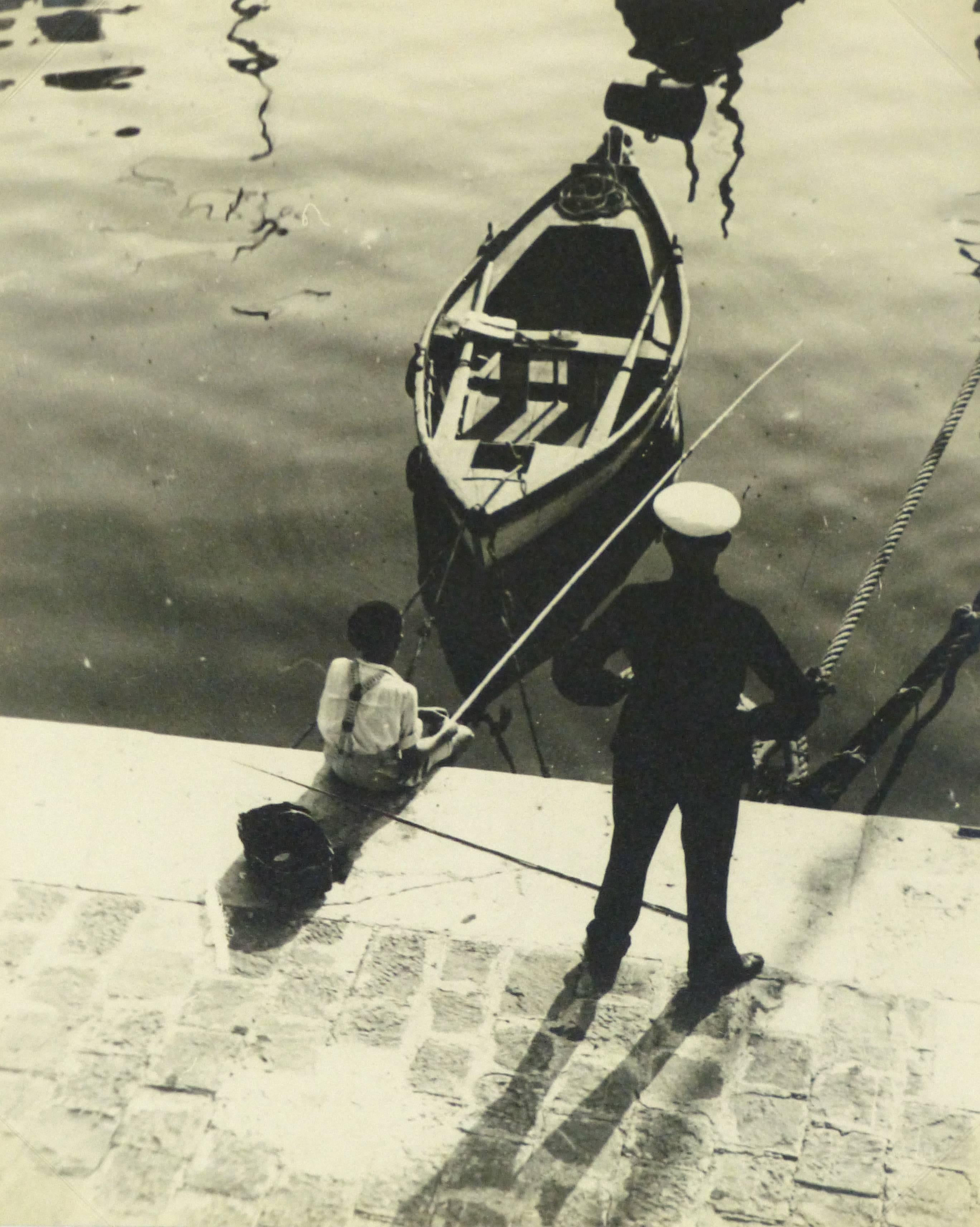 Joseph Consavela Figurative Photograph - Fishing and Boat