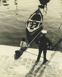 Vintage Fishing and Boat
