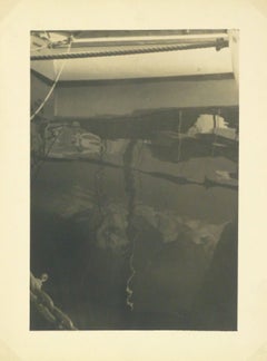 Vintage French Silver Gelatin Photograph - Boats
