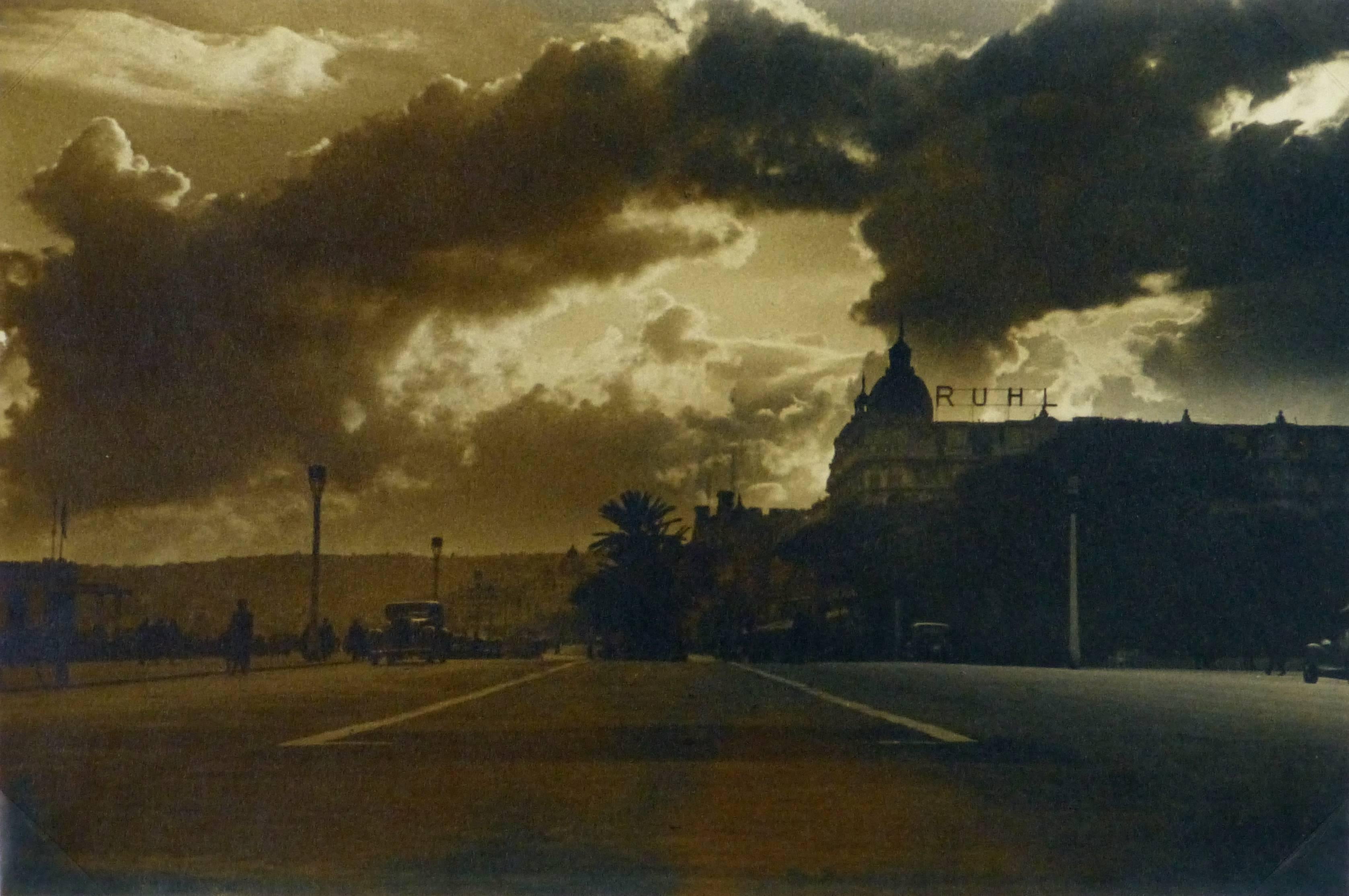 Photographie française ancienne à la gélatine argentique - Nice, Riviera