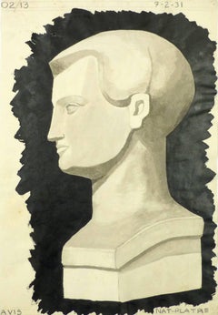 Drawing of Male Bust