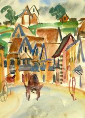 Street-Szene von Madagaskar