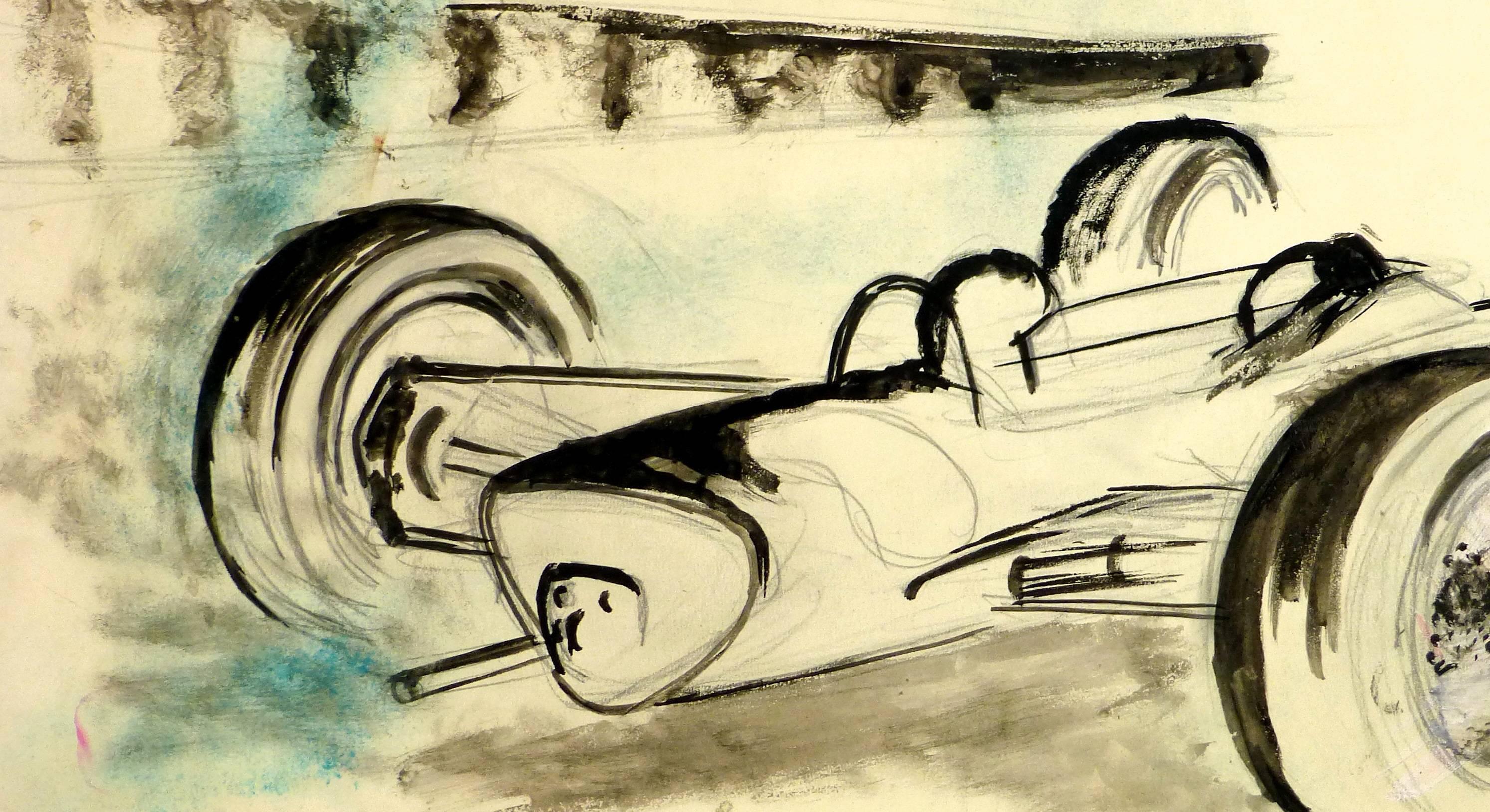 race car illustration