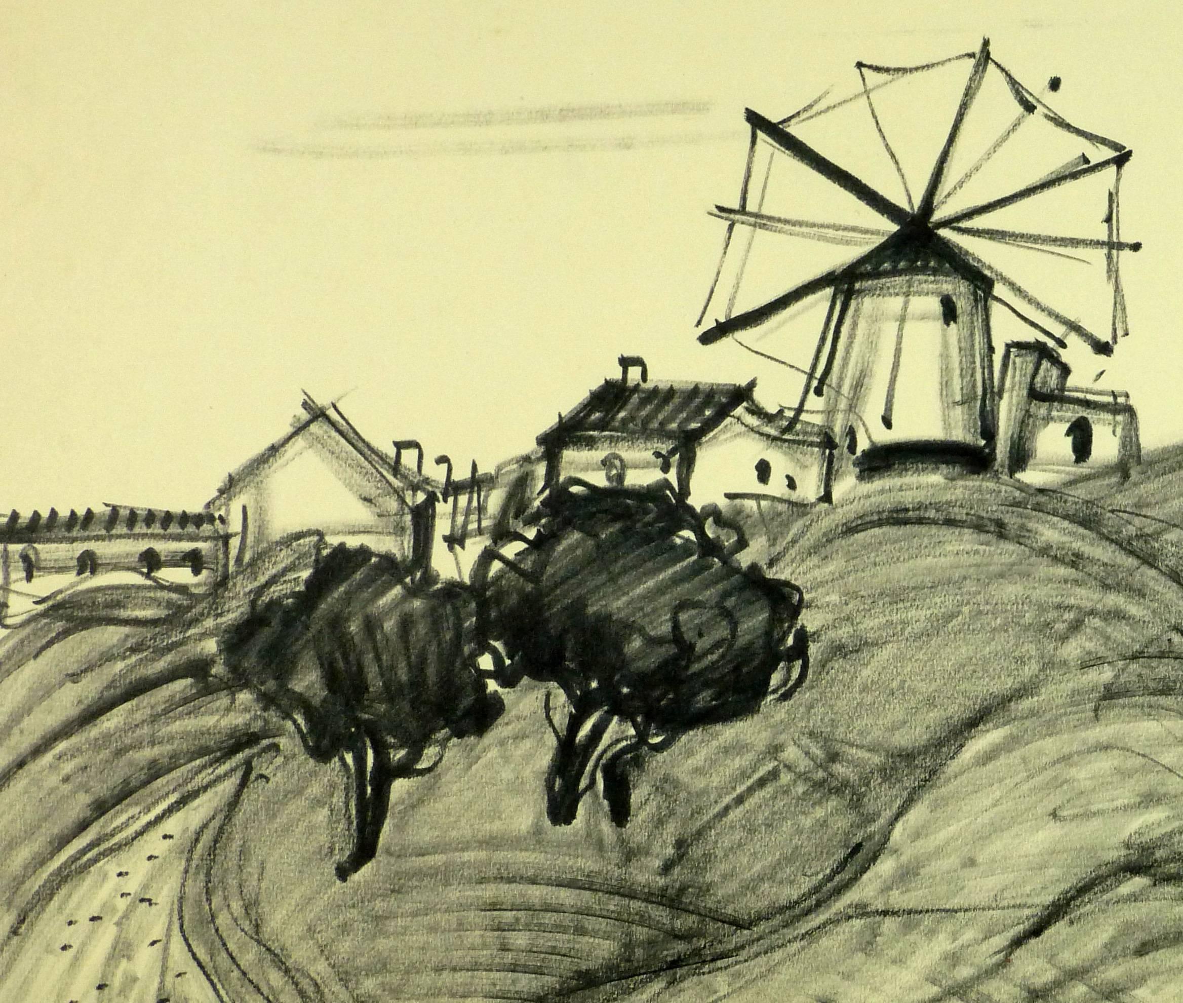 Molinos de viento - Art de Jean-Baptiste Grancher