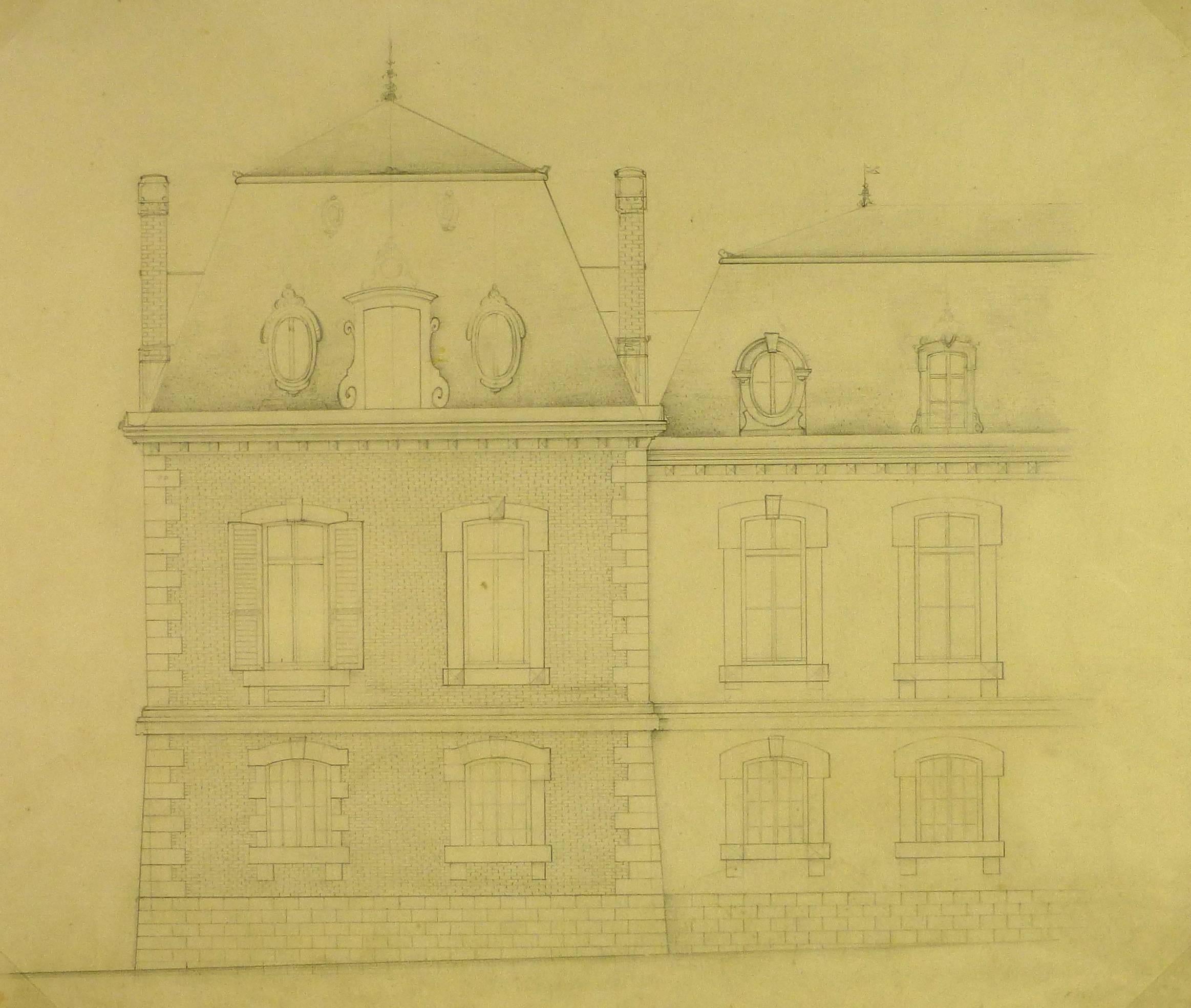 French Architectural Drawing