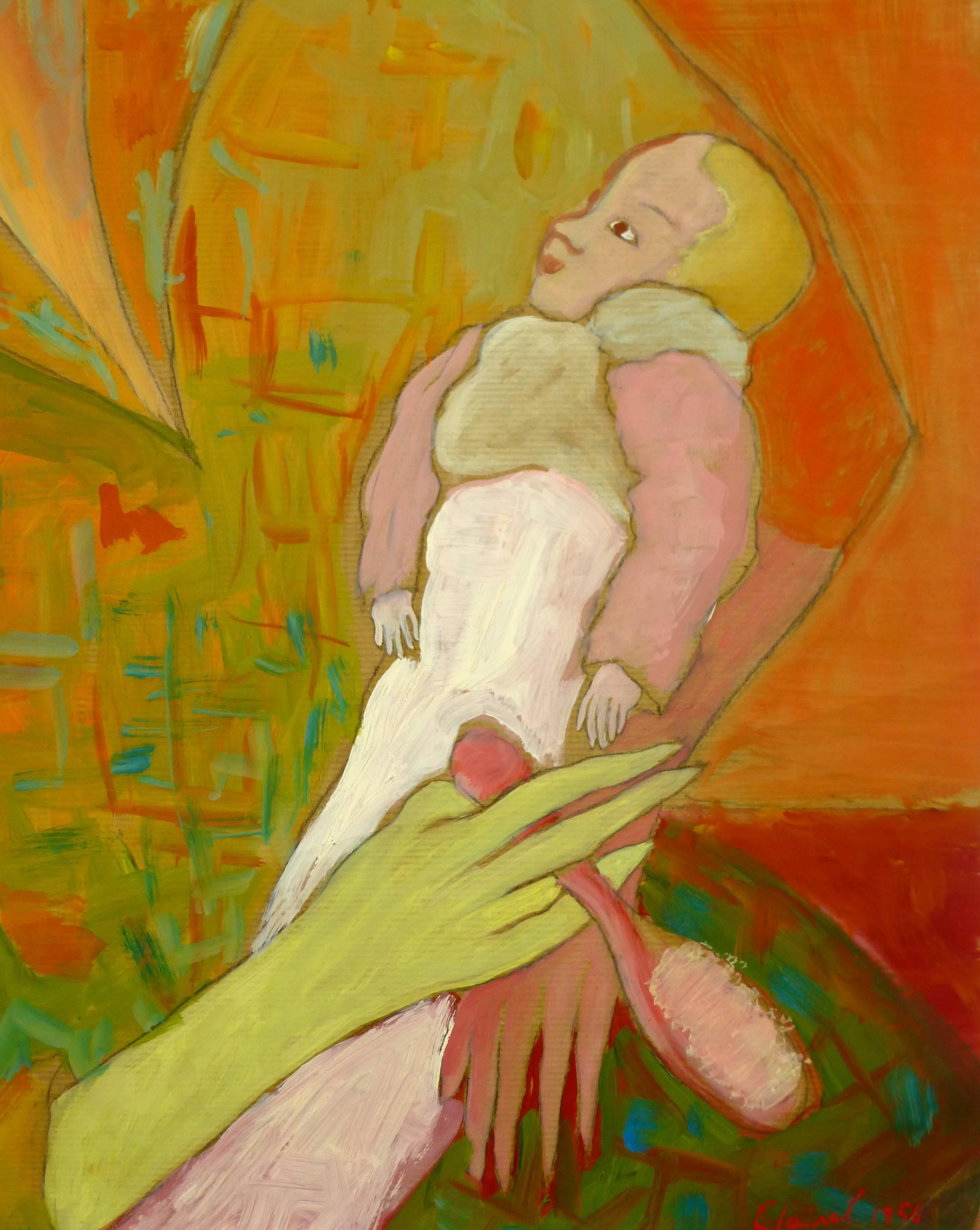 Parent & Child - Painting di Unknown