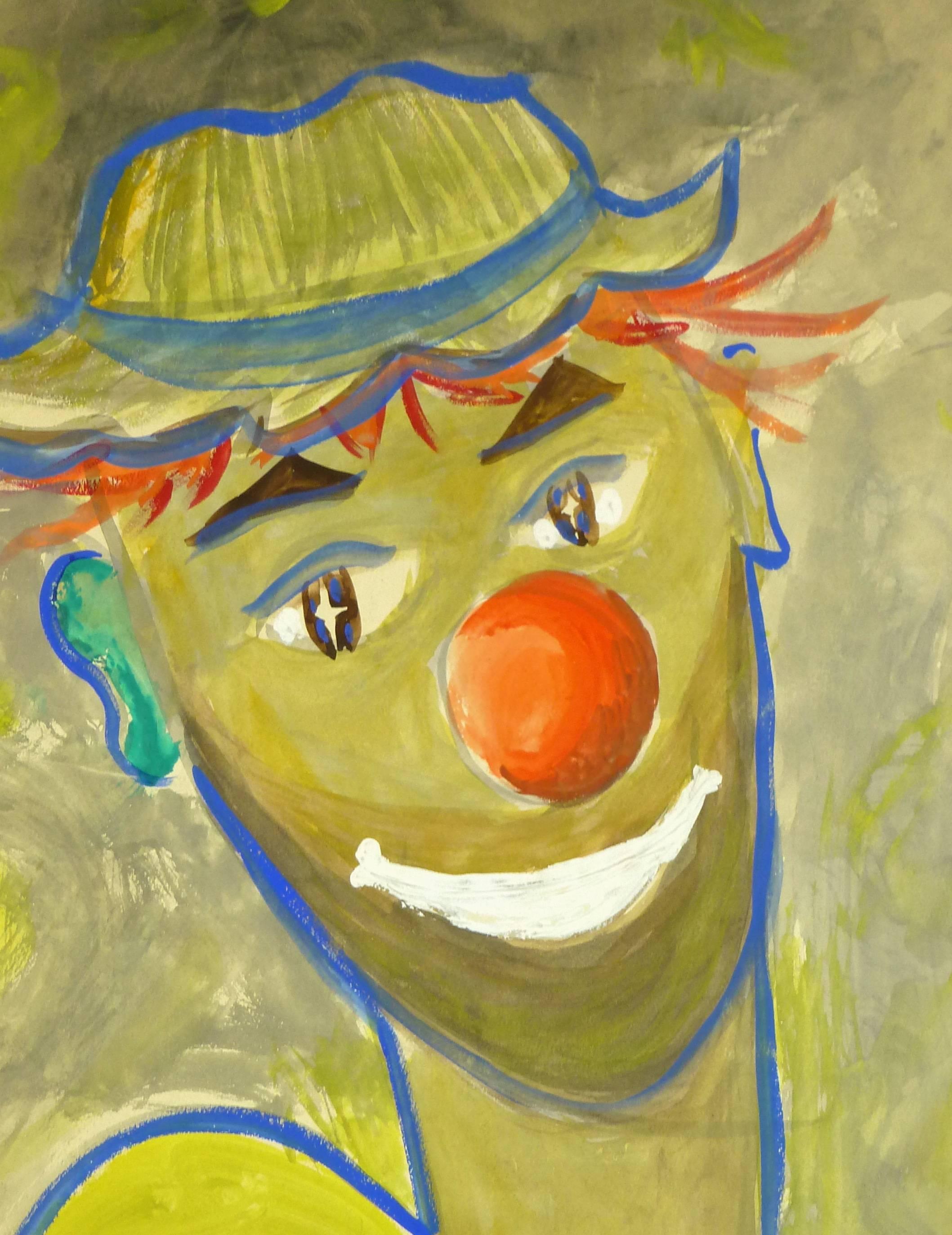 Clown in Yellow - Art by Unknown