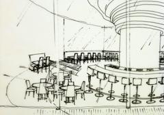 Architectural Drawing of Bar