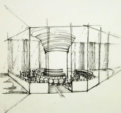 Architectural Drawing of Bar
