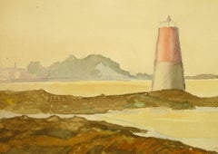 Used Watercolor of Lighthouse