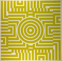 Yellow Abstract Maze
