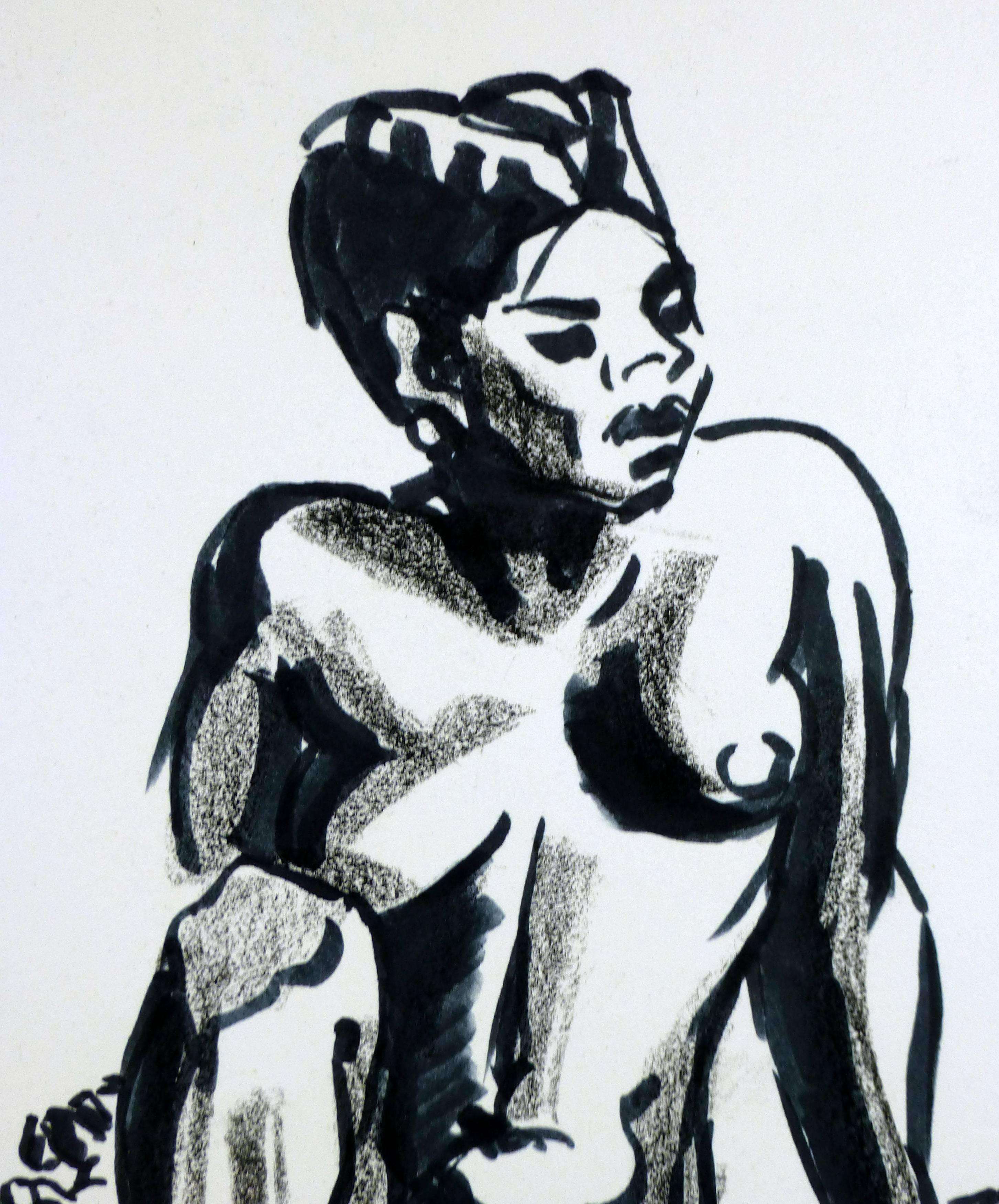 Femme nue couchée II - Art de Unknown