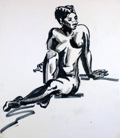 Nude Female Reclining II