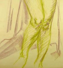 Nude in Pale Purples & Greens