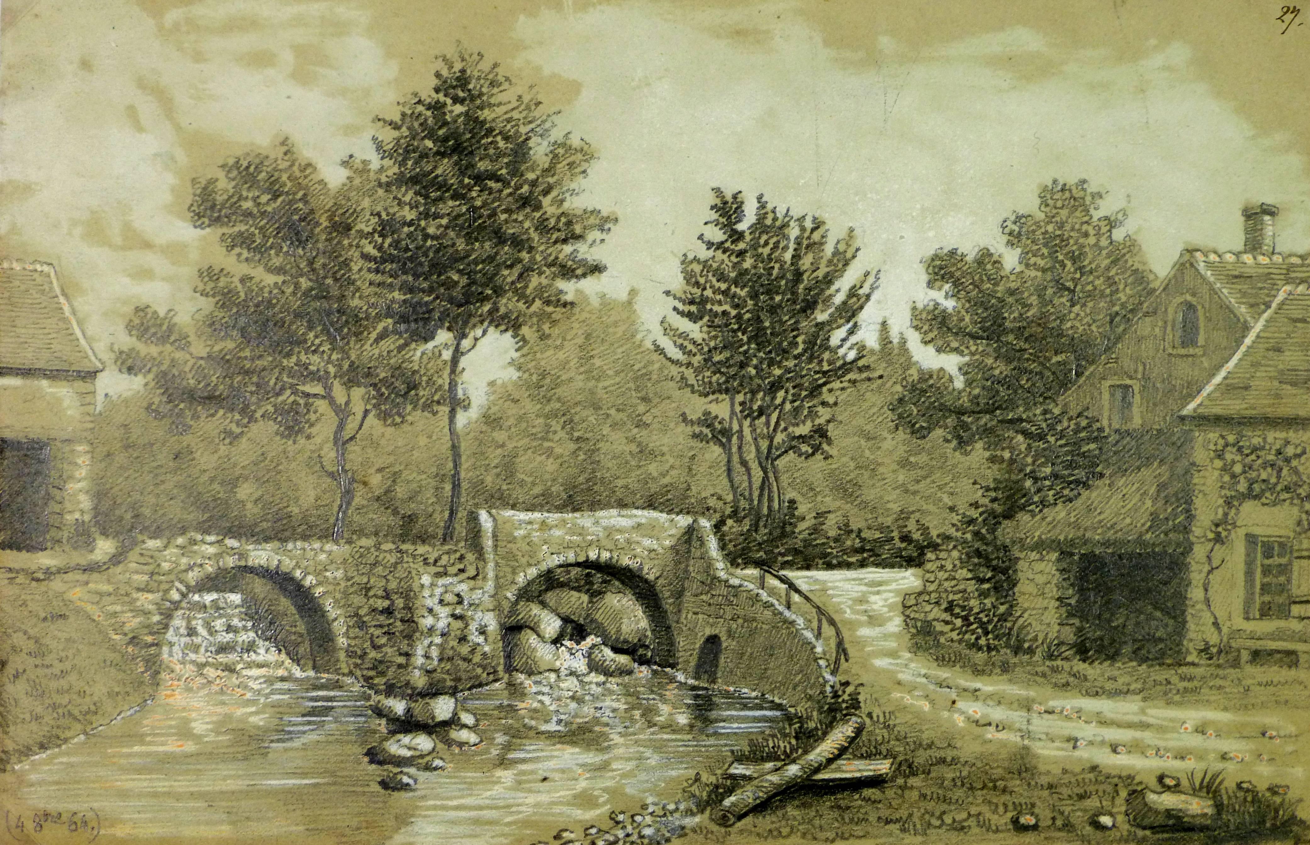 Unknown Landscape Art - Pont de Poncet