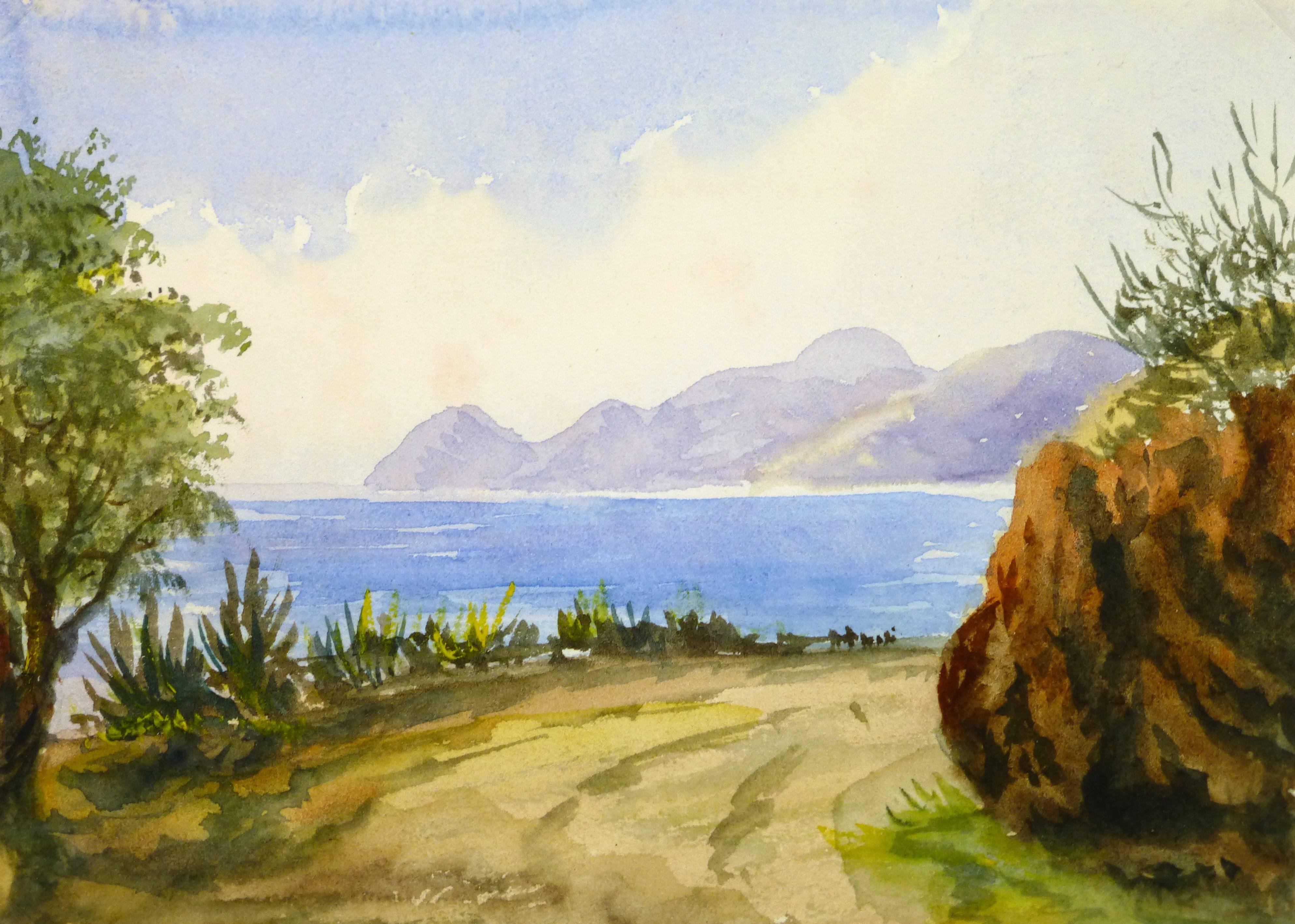 Unknown Landscape Art - Mediterranean View