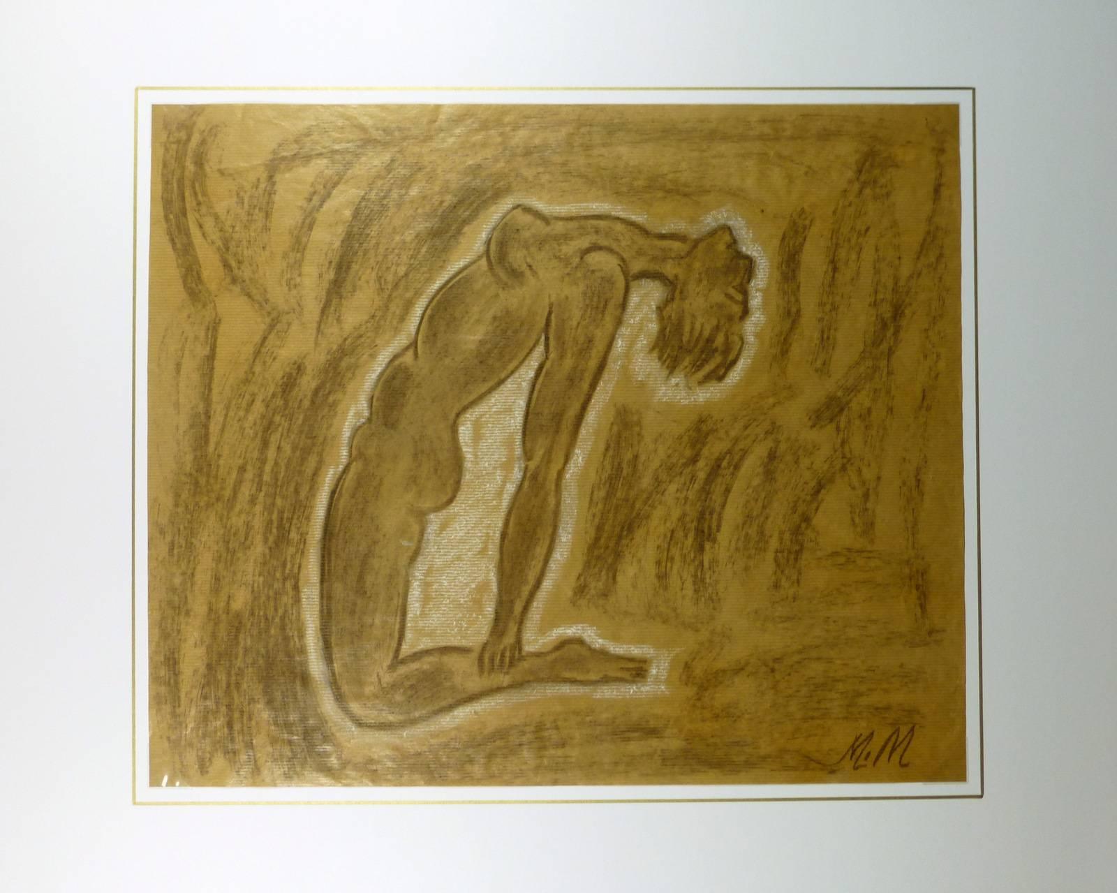 naked arching