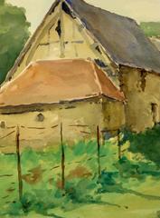 Watercolor Barn