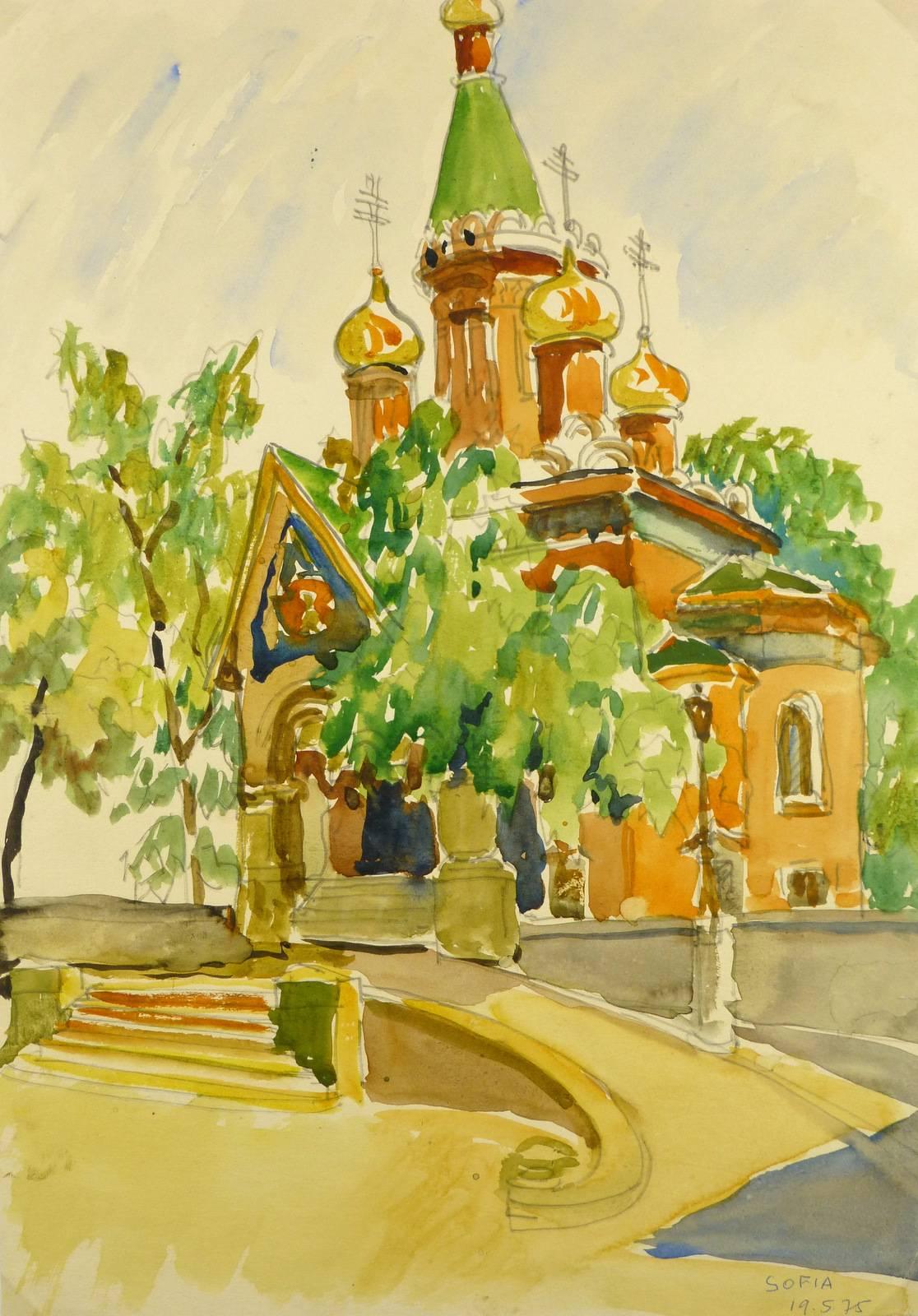 Landscape Art Unknown - Sofia, Bulgarie