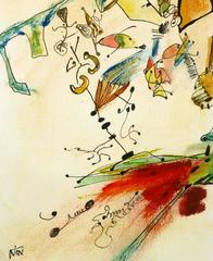 Surrealist Ink Abstract