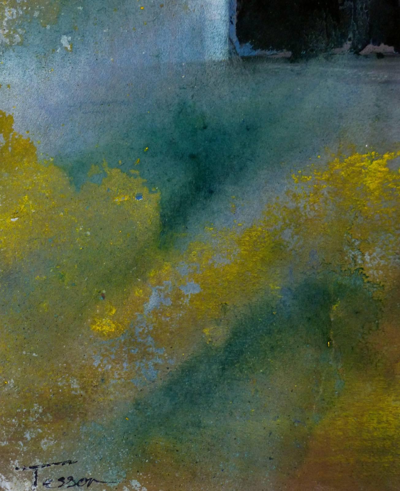Pittura astratta - Painting di Tesson