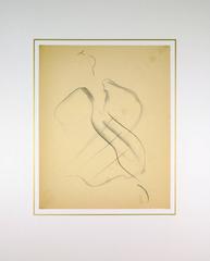 Gestische Zeichnung eines Tänzers