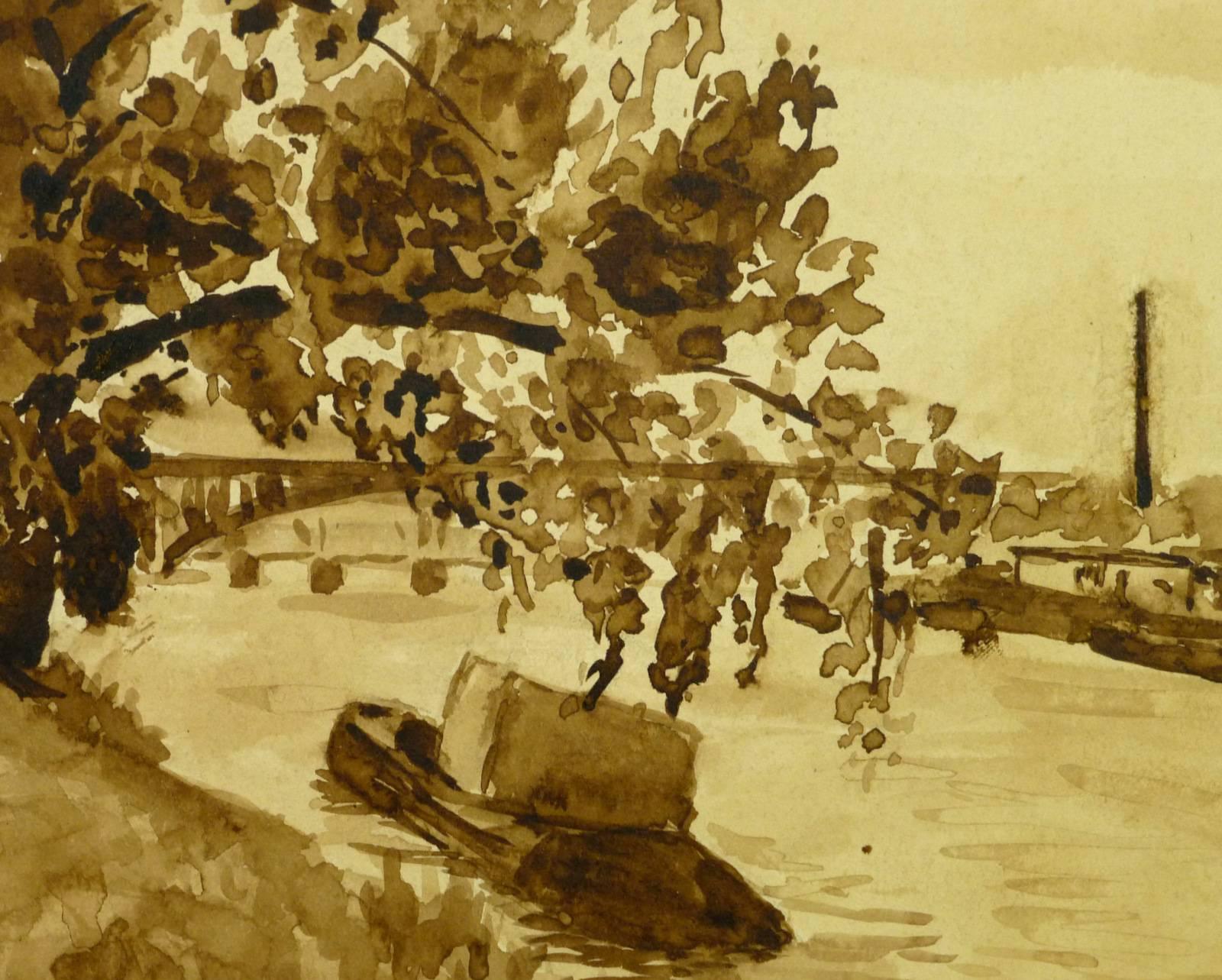 Landscape Art de Unknown - Río Sena Cerca de París
