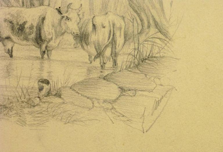 Unknown Watering Hole Drawing For Sale at 1stDibs