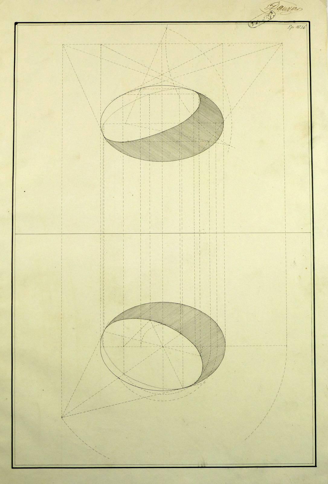 Unknown - Antique Architectural Drawing at 1stDibs