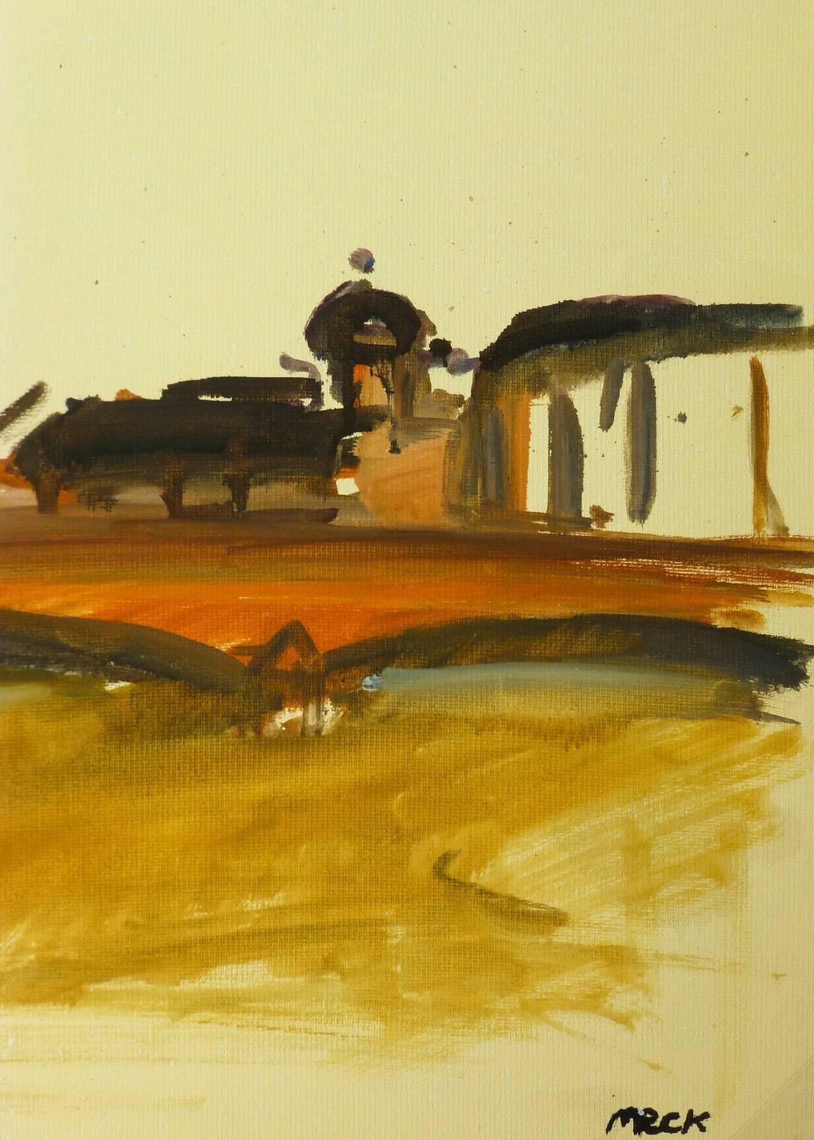 Herbstliche Farben – Painting von Unknown