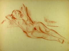 Femme nue sanguine