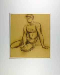 Nude Male Charcoal