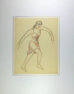 Female Figure in Charcoal
