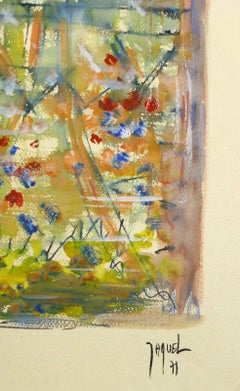 Vintage French Acrylic Painting - Versailles