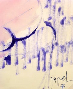 Nude Silhouette in Pink and Purple 2