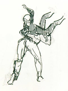 Vintage Wrestling Sketch