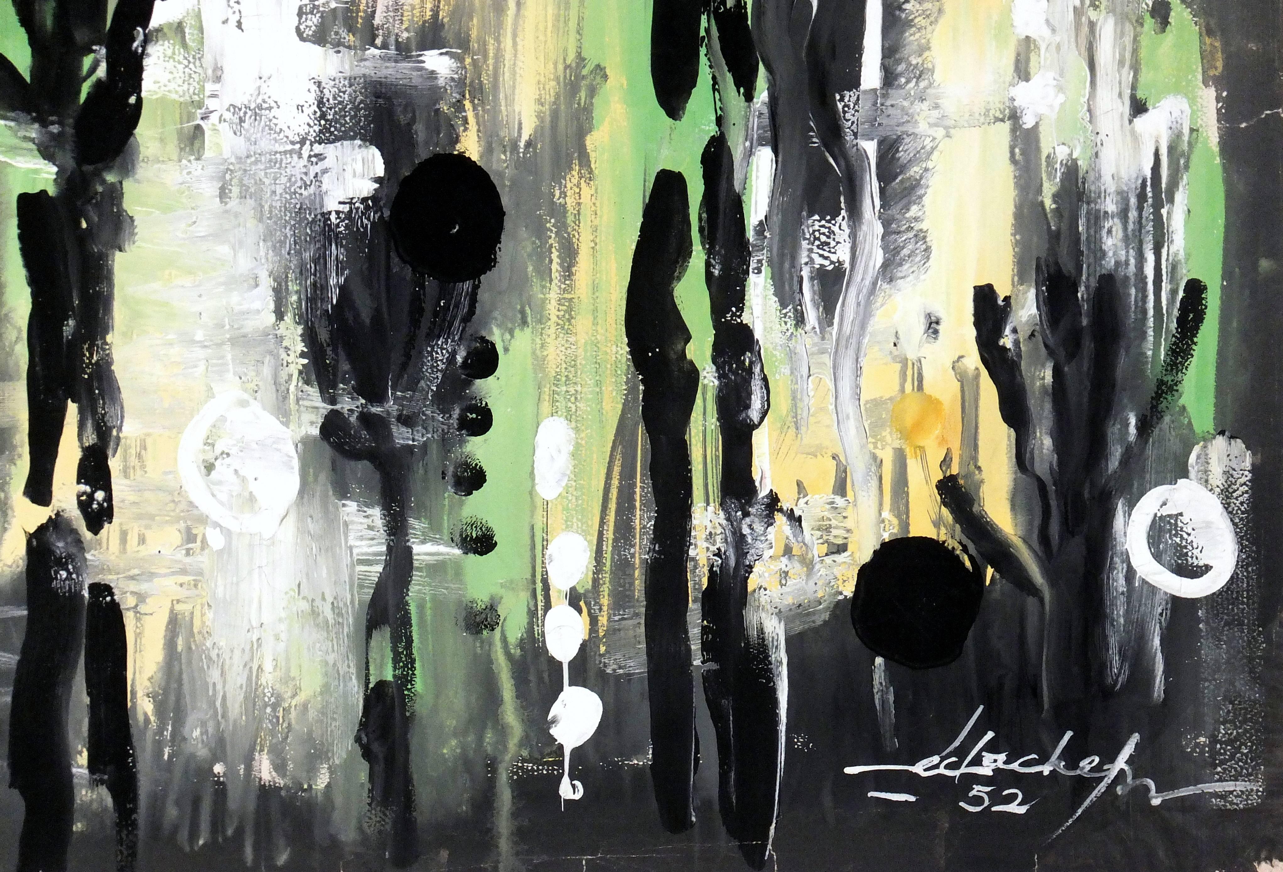 Pittura astratta - Painting di Unknown