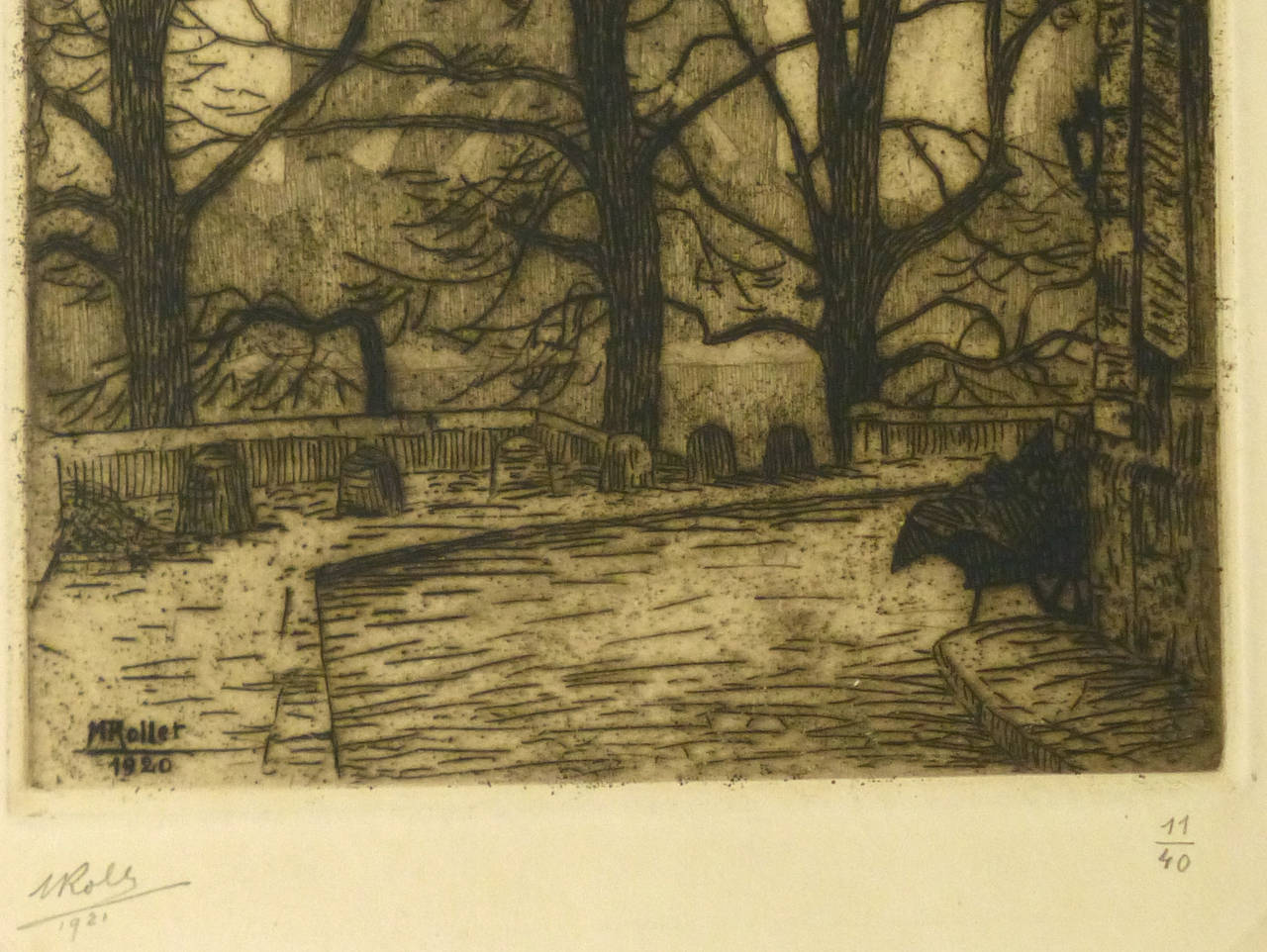 Vintage Paris Notre Dame Landscape