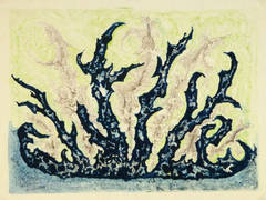 Vintage French Abstract Monotype