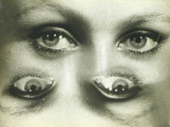 Vintage French Abstract Photograph - Eyes