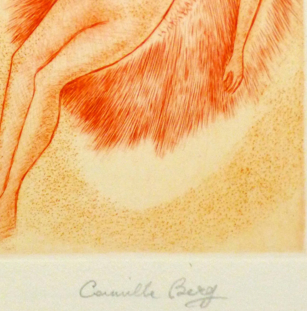 French Etching - Bright Angel