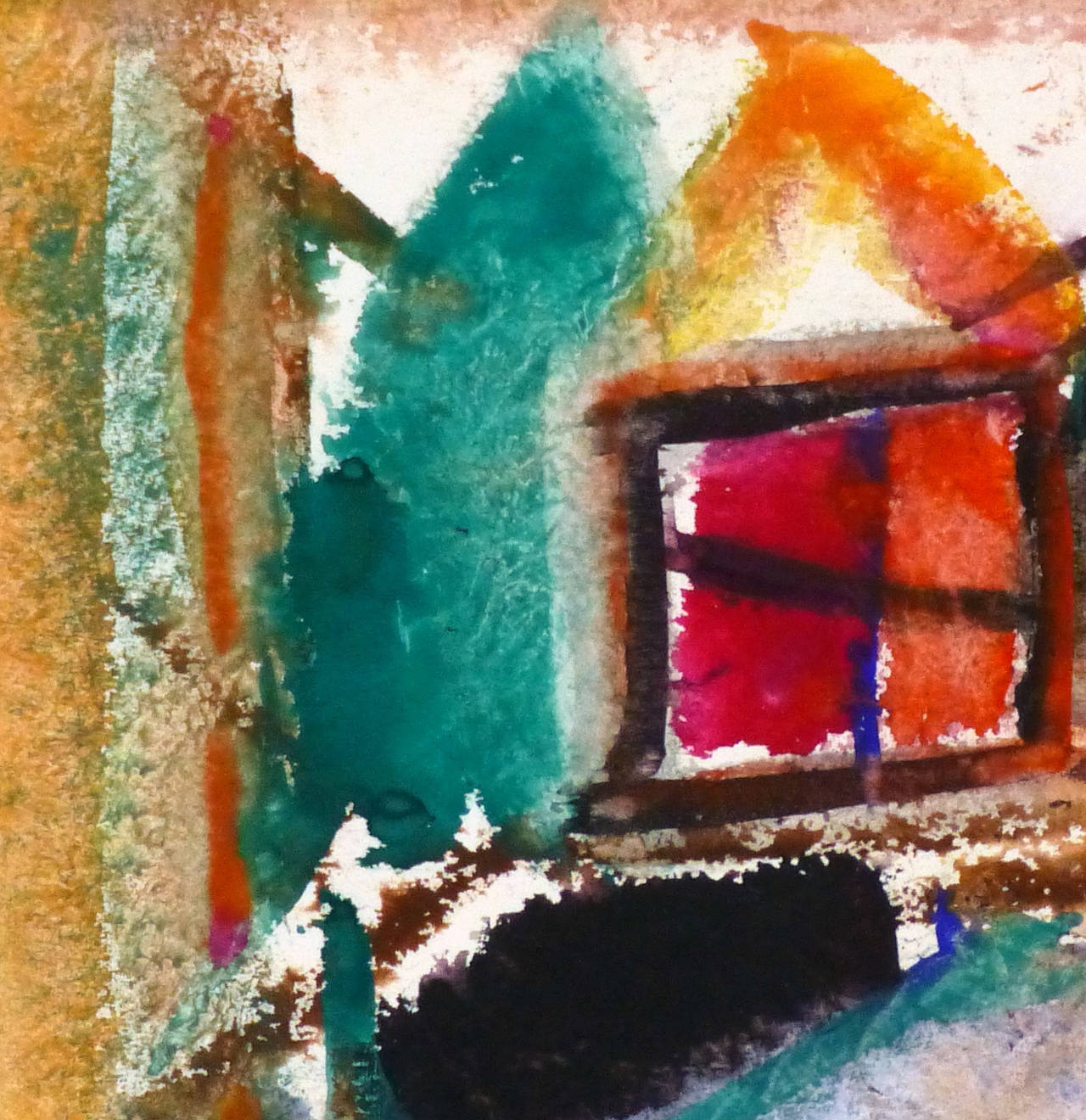 Francese Abstract - Painting di Collioure