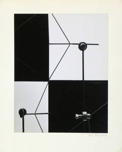 Vintage Photograph - Black and White Pipes